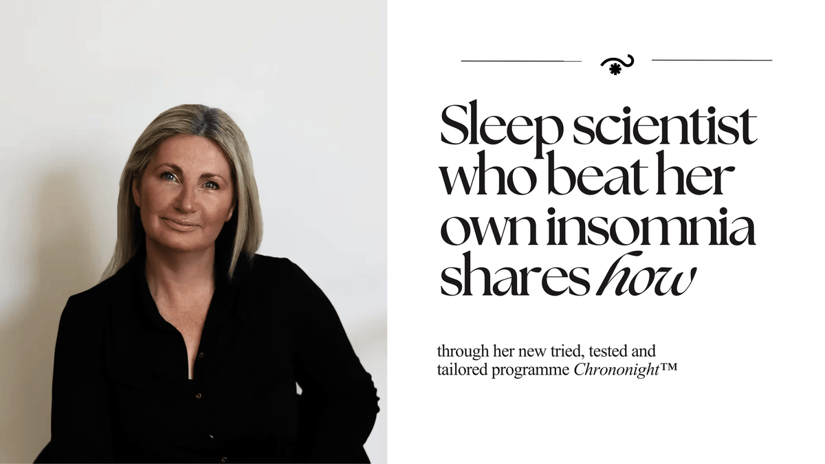 How A Sleep Scientist Treats Insomnia