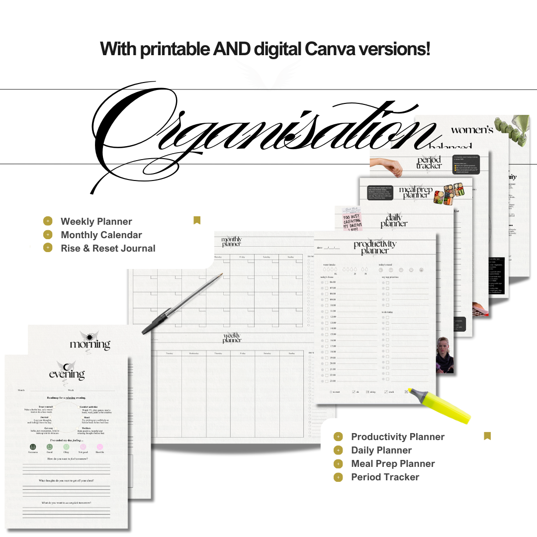 The Becoming Her Bundle: Get Organised in 30 Days