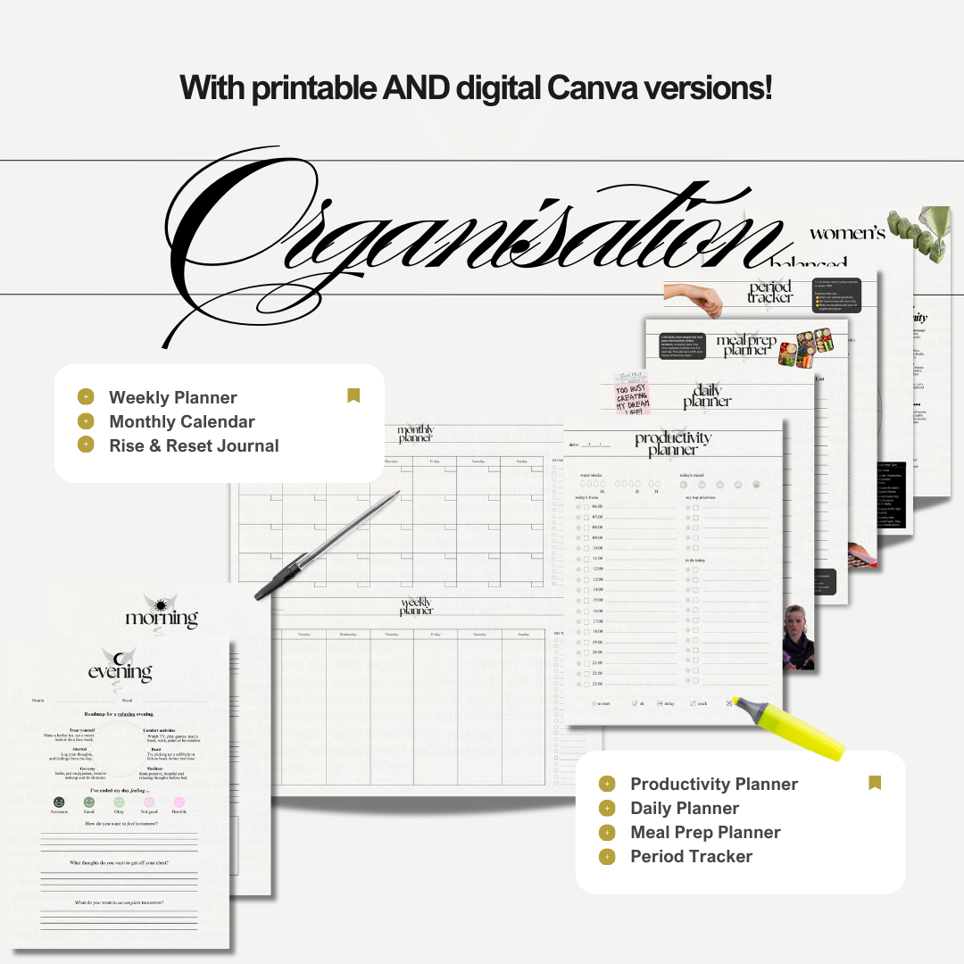 The Becoming HER Bundle: Get Organised in JUST 30 Days!